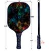 Universe Pickleballs Paddles Set of 2, Pickleballs Set with Pickleballs Rackets, 2 Pickleballs Paddles, 4 Pickleballss, 1 Carrying Bag, Pickle Ball Paddle Gifts for Beginners & Pros, Universe Type 13 view 3