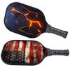 Universe Pickleballs Paddles Set of 2, Pickleballs Set with Pickleballs Rackets, 2 Pickleballs Paddles, 4 Pickleballss, 1 Carrying Bag, Pickle Ball Paddle Gifts for Beginners & Pros, Universe Type 13 view 4
