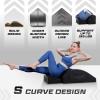 Yes4All Pilates Spine Corrector, Pilates Arc, 350lbs Foldable Pilates Massage Bed Barrel, Core Strengthening and Stretching view 4