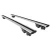 apline Compatible with Toyota Proace City Verso 2023-2025 Hook Model Car Roof Rack Cross Bar Grey Aluminium 2 Bars view 1