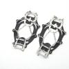 VIDECOR Crampons Ice Cleats Traction Snow Grips for Boots Shoes Women Men Kids Anti Slip Stainless Steel Spikes Safe Protect for Hiking Fishing Walking Climbing Mountaineering,B-M view 1