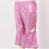 Agoky Kids Girls Sparkly Sequins Dance Pants Wide Leg Bell Bottoms Flared Trousers Hip Hop Jazz Disco Performance Costume Rose Red A 14-15 Years view 4