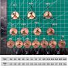 Dr.Fish 30 Pack Fishing Treble Hooks, #14-#6/0, Freshwater & Saltwater, Triple Fishing Hooks for Walleye Catfish Bass Fishing Replacment 2/0 view 3