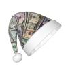 Augenstern Christmas Hat Dollars-Money-Cash-Pattern Xmas Hat Unisex Santa Hat view 2