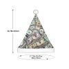 Augenstern Christmas Hat Dollars-Money-Cash-Pattern Xmas Hat Unisex Santa Hat view 3