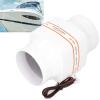 12V Air Blower Fan, 4in 270CFM InLine Bilge Air Blower 12V High Airflow Anti Corrosion NMIB1-270-02 Marine Boat Accessory view 3