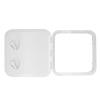 Boat Hatch, Marine Hatch, Marine Boat Deck Access Hatch Lid White with 2 Strong Recessed Handles ABS Plastic 14.75 x 14.5in view 3