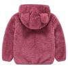 Infant Baby Boys Girls Fleece Zipper Up Jacket Coat Tops Autumn Winter Outerwear (Red, 18-24 Months) view 4