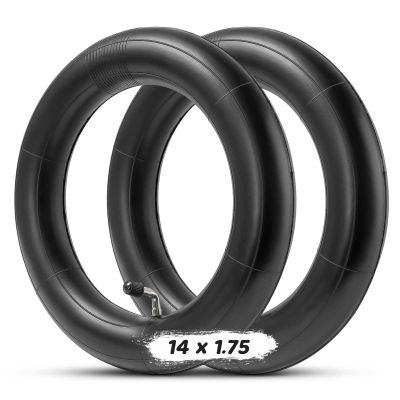 14x1.75 Tube with Bent Valve for Ebike | 14 x 1.75 Inner Tube Thickened Design for Electric Bike