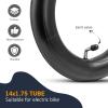 14x1.75 Tube with Bent Valve for Ebike | 14 x 1.75 Inner Tube Thickened Design for Electric Bike view 2
