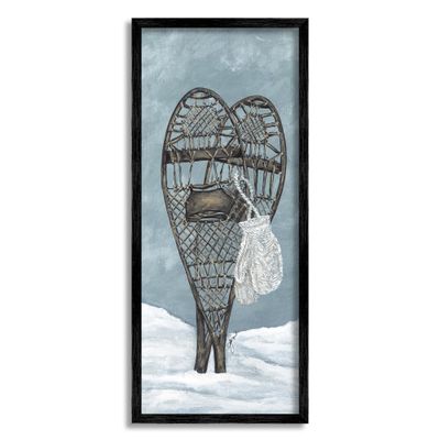 Stupell Industries Snowshoes & Winter Gloves Framed Giclee Art by Julie Norkus