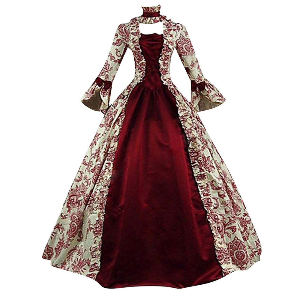 Halloween Costumes for Women Renaissance Dress Victorian Ball Gown Mediveal Rococo Royal Princess Queen Dress Outfit
