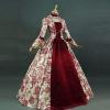 Halloween Costumes for Women Renaissance Dress Victorian Ball Gown Mediveal Rococo Royal Princess Queen Dress Outfit view 4