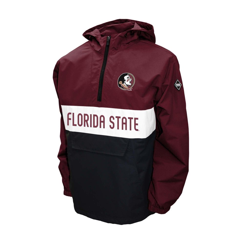 Franchise Club Mens College Alpha Anorak Jacket (Florida State, Large)