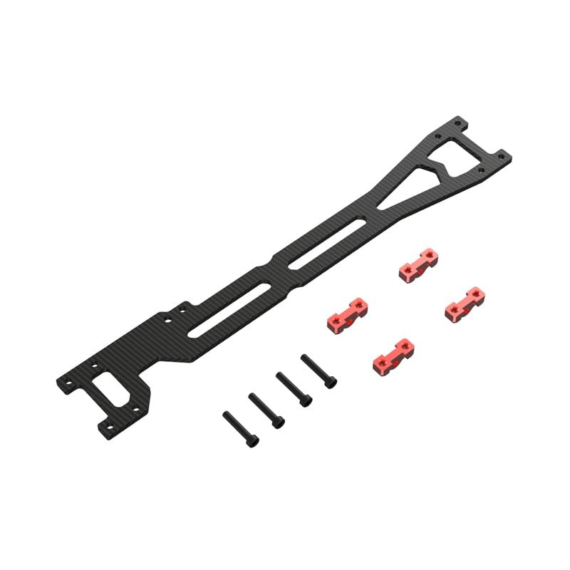 Carbon Fiber Upper Deck Set for AK-787,Red