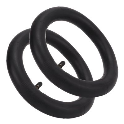 2Pcs Scooter Inner Tube, 10X2.0 Straight Valve Scooter Rubber Tire, Replacement Inflatable Tyre with Bikes Tire Lever for External Tires