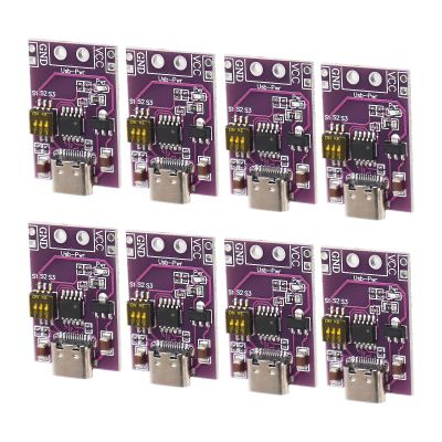 XIITIA 8pcs Type-C QC AFC PD2.0 PD3.0 to DC Fast Charge Decoy Trigger Polling Detector USB-PD Notebook Power Supply Change Board Module Support 5V 9V 12V 15V 20V Fixed Voltage Output