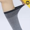 WANDER Men's Dress Socks Cotton Thin Trouser Calf Socks Blue White Rib Novelty Socks (Shoe Size:13-15,6 Pairs Blue Double Needle) view 2