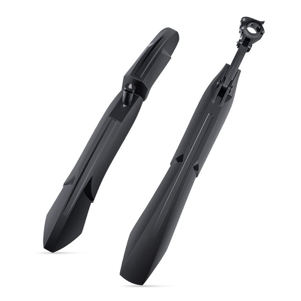 Bike Fender, Portable Bicycle Mudguard,Portable Adjustable Mountain Bike Front and Rear Mud Guard Fenders set, Bicycle Fender Mountain Road Bike Mudguard Set Front Rear Mud Guard Wings Compatible With