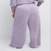 Hanes Women's Originals Palazzo Pants, Brushed Fleece Sweatpants, Flare Leg Pants, 28.5" view 2