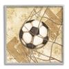 Stupell Industries Soccer Ball in Goal Framed Giclee Art by Nidhi Wadhwa view 1