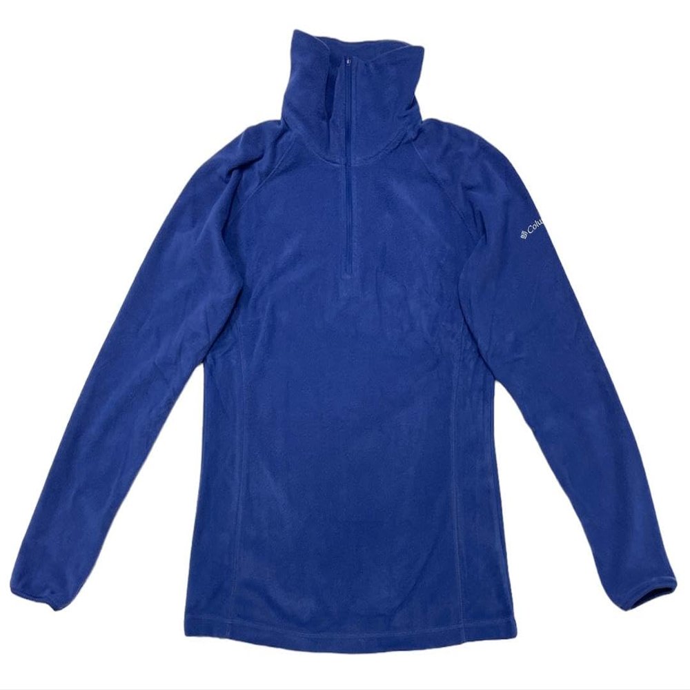 Columbia Women Arctic Air Half Zip Polar Fleece Pullover Jacket (US, Alpha, X-Small, Regular, Regular, Cobalt)