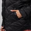 32 Degrees Women's Lightweight Recycled Poly-Fill Shirt Jacket | Quilted | Semi-Fitted | Snap Pockets, Black, Medium view 3