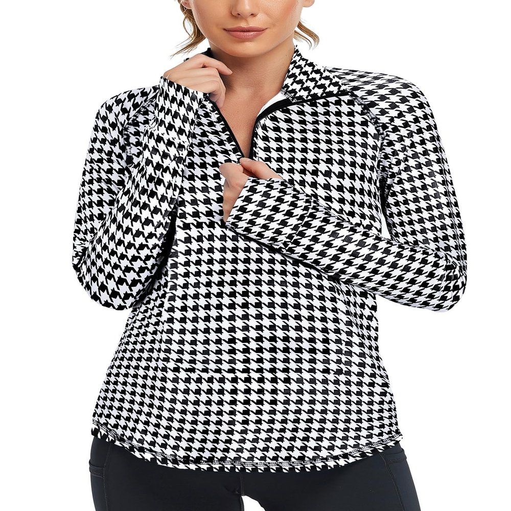 Cucuchy Womens V Neck Golf Polo Shirts Moisture Wicking Sports Workout Tops