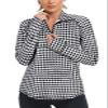 Cucuchy Womens V Neck Golf Polo Shirts Moisture Wicking Sports Workout Tops view 1