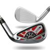 Golf Irons for Men and Women - Professional No. 7 Golf Club Iron with Stainless Steel/Carbon Shaft (with Carbon Shaft,Red) view 3