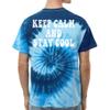 Custom Tie Dye Shirt for Men Women Add Your Text Personalized Casual T-Shirt Blue Ocean Large view 4