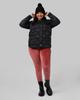 32 Degrees Women's Lightweight Recycled Poly-Fill Shirt Jacket | Quilted | Semi-Fitted | Snap Pockets, Black, X-Small view 2