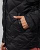 32 Degrees Women's Lightweight Recycled Poly-Fill Shirt Jacket | Quilted | Semi-Fitted | Snap Pockets, Black, X-Small view 3