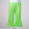 Agoky Kids Girls Sparkly Sequins Dance Pants Wide Leg Bell Bottoms Flared Trousers Hip Hop Jazz Disco Performance Costume Fluorescent Green A 12-14 Years view 3