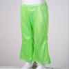 Agoky Kids Girls Sparkly Sequins Dance Pants Wide Leg Bell Bottoms Flared Trousers Hip Hop Jazz Disco Performance Costume Fluorescent Green A 12-14 Years view 4