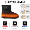 SAVIOR HEAT Heated Boots for Women, Heated Foot Warmer for Feet with Toe Warmers, Rechargeable Heated Shoes Winter Snow Boots view 3