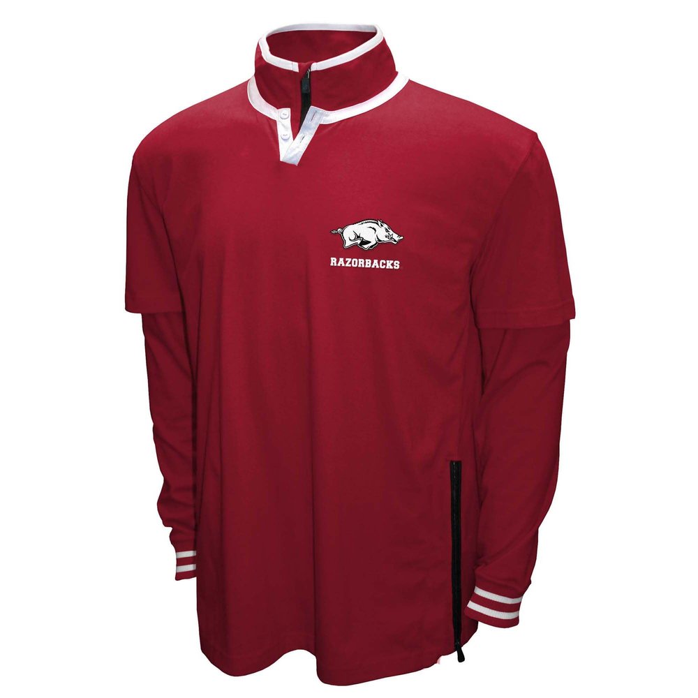 Franchise Club Mens College 3 in 1 Double Down Systems Jacket (Arkansas, XX-Large)