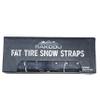 Bakcou - Fat Tire Snow Straps - Set of 20 Studded Straps for Enhanced Traction, Winter Terrain - Ideal for Icy & Snow Packed Conditions 3.5-4 Inches view 1
