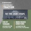 Bakcou - Fat Tire Snow Straps - Set of 20 Studded Straps for Enhanced Traction, Winter Terrain - Ideal for Icy & Snow Packed Conditions 3.5-4 Inches view 4