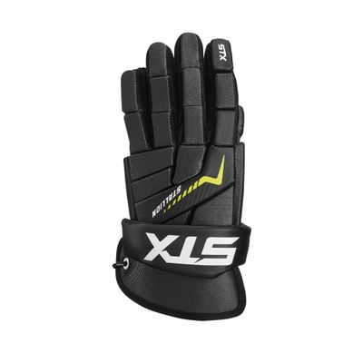 STX Stallion 200 Lacrosse Gloves, Black/Grey, Extra Small