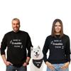 Matching Family Funny Sweater Human Christmas Pajamas Pjs For Family Pet Sets With Set Outfits Clothes Dogs Paws Mom Women Bandana Humans (Adult XXL, Black) view 1