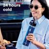 Hydro Flask Water Bottle - Insulated Stainless Steel - Wide Straw Lid, Non Spill, Leakproof in 24 Oz Aloe Green view 3