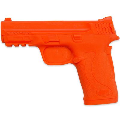 American Safety Props - Non-Functional Solid Polymer Holster Molding Gun Prop - (Natural) - Blaze Orange - U.S.A. Made - Compatible with S&W M&P Shield EZ 380 M2.0