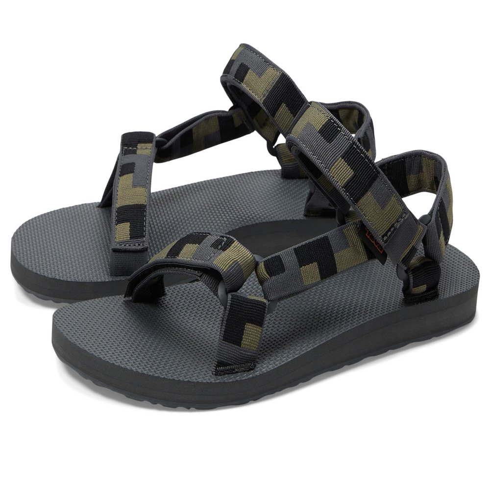 Teva Men's Original Universal, Retro Shapes Grey, 13 M US