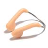 VANZACK 12pcs Adult Swimming Nose Clip Elastic Strap Metal Frame Silicone Pad for Boys and Girls Beginners Prevent Water from Entering Nose view 2