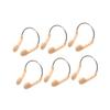 VANZACK 12pcs Adult Swimming Nose Clip Elastic Strap Metal Frame Silicone Pad for Boys and Girls Beginners Prevent Water from Entering Nose view 3