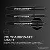 Accudart Soft Tip Dart Set 1.0 - Nickel Plated Steel Barrel - Knurled Patterned Grip - Polycarbonate Shaft - Standard Shape Flights view 3