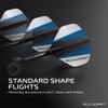 Accudart Soft Tip Dart Set 1.0 - Nickel Plated Steel Barrel - Knurled Patterned Grip - Polycarbonate Shaft - Standard Shape Flights view 4