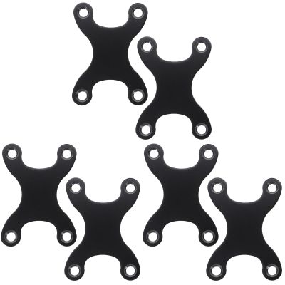 6 Pcs Skateboard Gasket Professional Aluminum Gasket Anti Sinking Longboard Deck Protector Fixing Skateboard