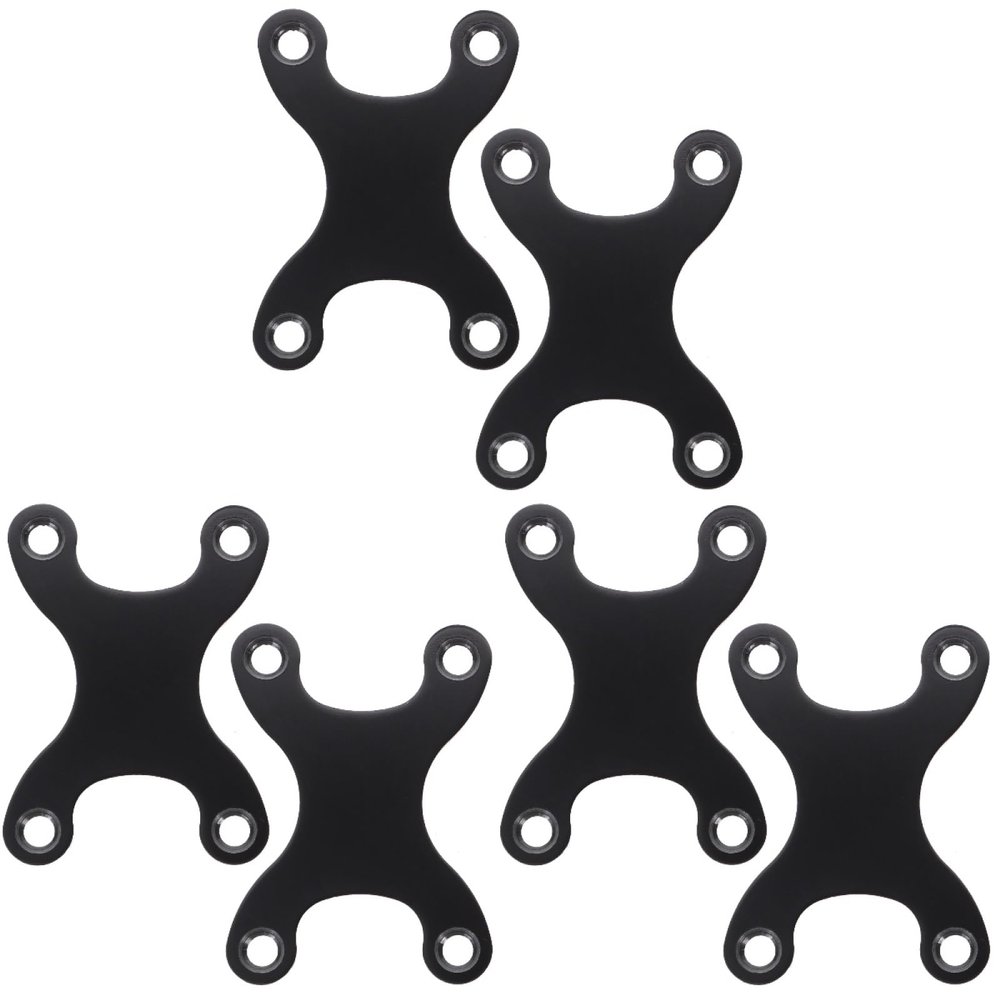 6 Pcs Skateboard Gasket Professional Aluminum Gasket Anti Sinking Longboard Deck Protector Fixing Skateboard